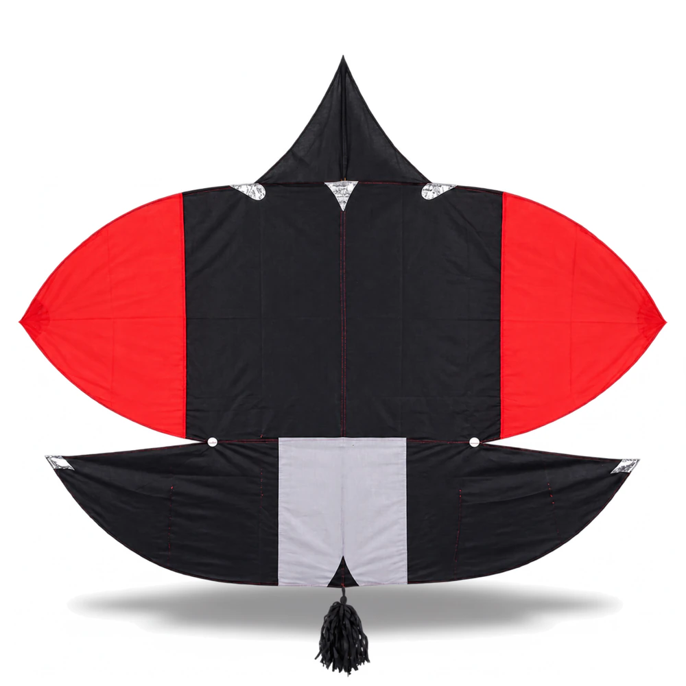 Black custom branded patang kite